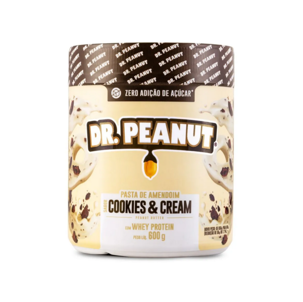Pasta De Amendoim Cookies E Cream - 600g - Dr. Peanut