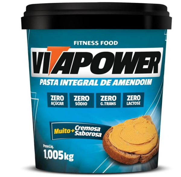 Pasta De Amendoim Tradicional - 1kg - Vitapower
