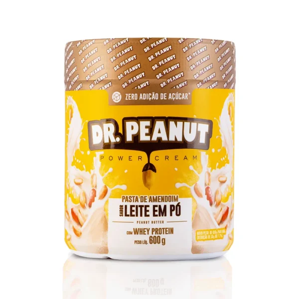 Pasta De Amendoim Leite Em Pó - 600g - Dr. Peanut